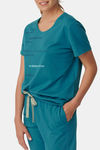 Triumph Cotton Capri Set - Ocean Depths — thumbnail 3